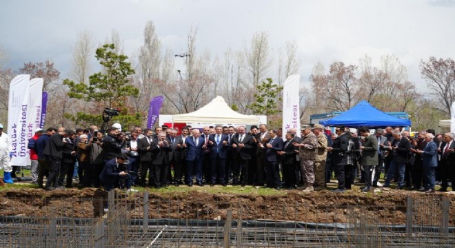  Erzurum  Milli Teknoloji Atölyesi'nin temeli atıldı